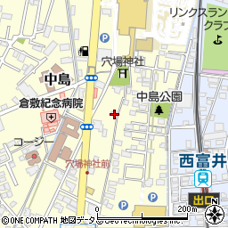 岡山県倉敷市中島2232周辺の地図