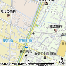 岡山県倉敷市茶屋町72周辺の地図