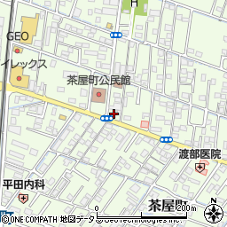 ＥＮＥＯＳセルフ茶屋町ＳＳ周辺の地図