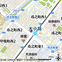 関西みらい銀行堺東支店周辺の地図