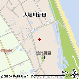 三重県多気郡明和町大堀川新田周辺の地図