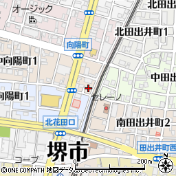 大阪府堺市堺区中向陽町2丁3-15周辺の地図
