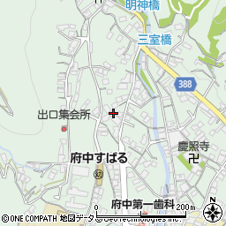 広島県府中市出口町852周辺の地図