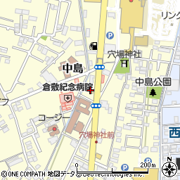 岡山県倉敷市中島830周辺の地図