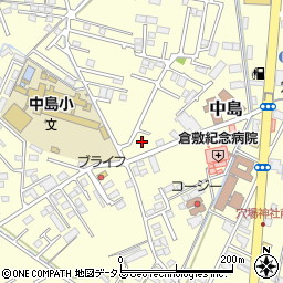 岡山県倉敷市中島758周辺の地図