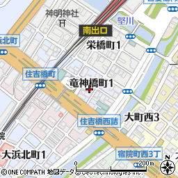 大阪府堺市堺区竜神橋町1丁周辺の地図