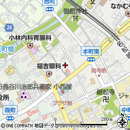 三重県松阪市本町周辺の地図