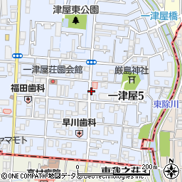 関辰周辺の地図