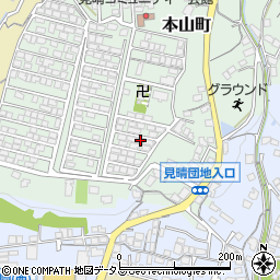 広島県府中市本山町1744周辺の地図