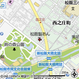 有限会社松阪製あん周辺の地図