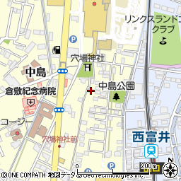 岡山県倉敷市中島2803周辺の地図