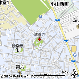 清圓寺周辺の地図