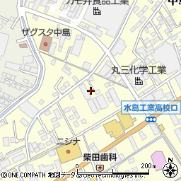 岡山県倉敷市中島1166周辺の地図