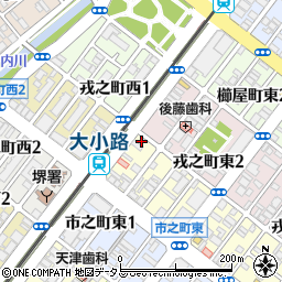 風来軒大阪　本店周辺の地図
