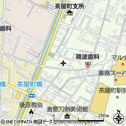 岡山県倉敷市茶屋町2045周辺の地図