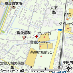 岡山県倉敷市茶屋町233周辺の地図