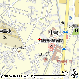 岡山県倉敷市中島859周辺の地図