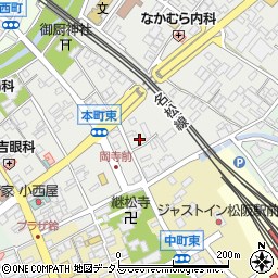三重県松阪市本町2069周辺の地図