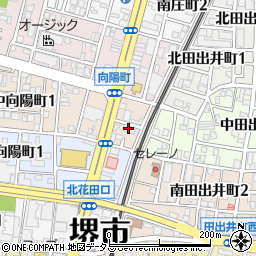 大阪府堺市堺区中向陽町2丁3-7周辺の地図