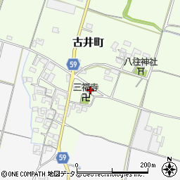三重県松阪市古井町370-2周辺の地図