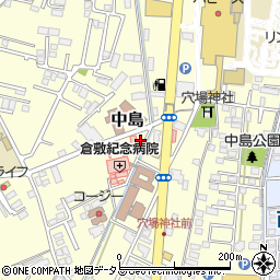 岡山県倉敷市中島858周辺の地図