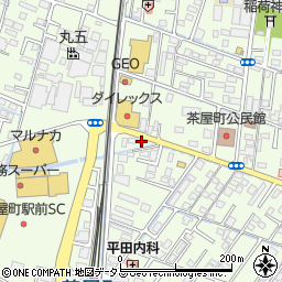 岡山県倉敷市茶屋町232-17周辺の地図