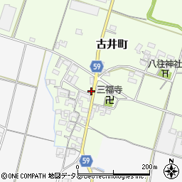 三重県松阪市古井町451-1周辺の地図