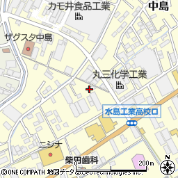 岡山県倉敷市中島1168周辺の地図