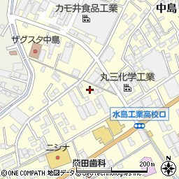 岡山県倉敷市中島1167周辺の地図