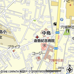 岡山県倉敷市中島760周辺の地図