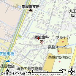 岡山県倉敷市茶屋町2041周辺の地図
