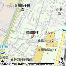 岡山県倉敷市茶屋町2040周辺の地図