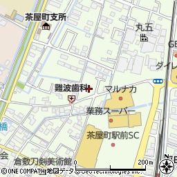 岡山県倉敷市茶屋町1691-14周辺の地図