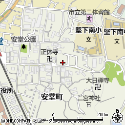 安堂会館周辺の地図