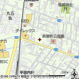 セブンイレブン倉敷茶屋町店周辺の地図
