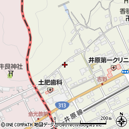 岡山県井原市高屋町98周辺の地図