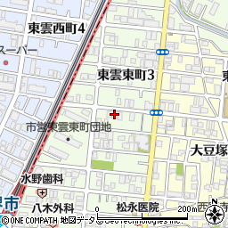 フジパレス堺市駅東周辺の地図