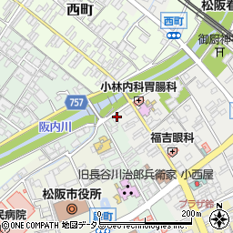 三重県松阪市本町2193周辺の地図