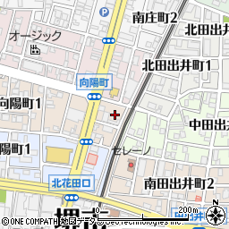 大阪府堺市堺区中向陽町2丁周辺の地図