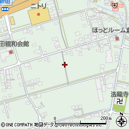 岡山県倉敷市新田周辺の地図