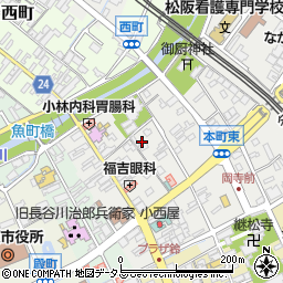 三重県松阪市本町2227周辺の地図