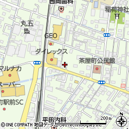 岡山県倉敷市茶屋町1618-6周辺の地図