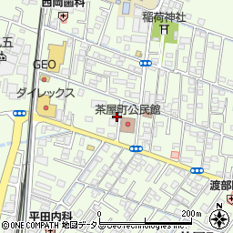 岡山県倉敷市茶屋町1608周辺の地図