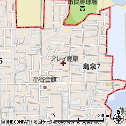 アレイ島泉１３１Ａ棟周辺の地図
