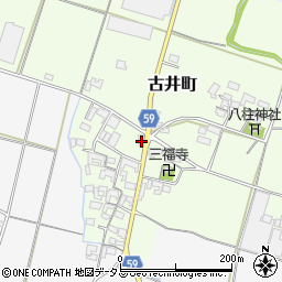 三重県松阪市古井町448-1周辺の地図