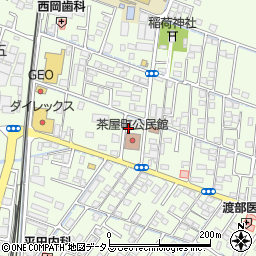 岡山県倉敷市茶屋町1607-3周辺の地図