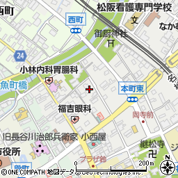 三重県松阪市本町2248周辺の地図