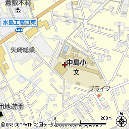 岡山県倉敷市中島966周辺の地図