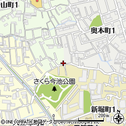 堺市第56ー02号公共緑地周辺の地図