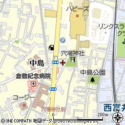 岡山県倉敷市中島826周辺の地図